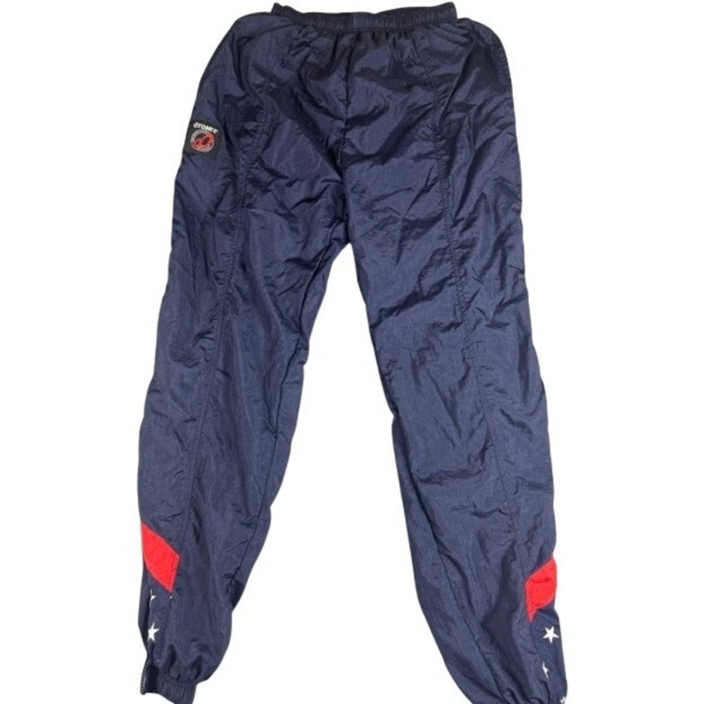 Otomix Track Pants Mens L‎ Navy Blue Vintage Nylon Star Pattern Joggers Athletic